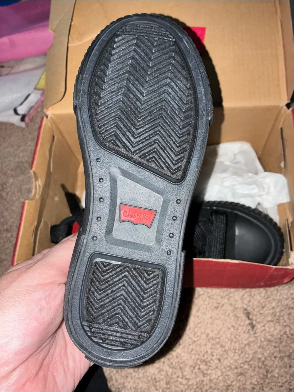 Skechers Kids Black Low-Top Canvas Sneakers with Red Trim